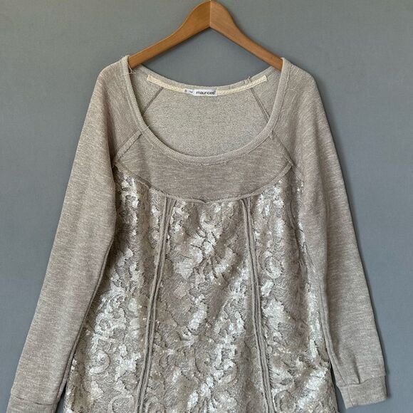 5 for $40 Maurices Top Blouse Shirt Size 14 Lace - Picture 2 of 5